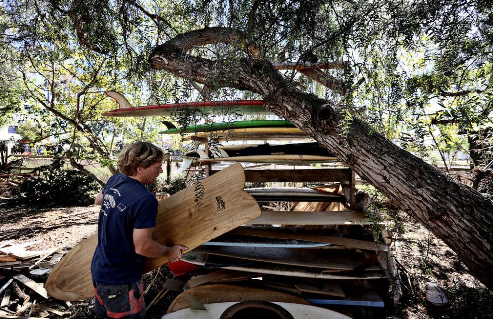 Jon Wegener's Garden Surf Rack