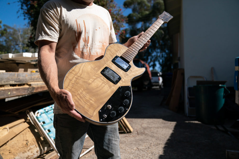 Jon Wegener Surf Inspired Paulownia Guitar