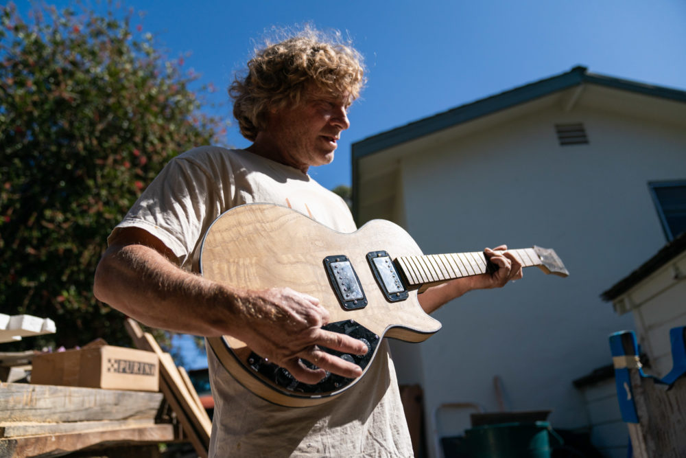 Jon Wegener Surf Inspired Paulownia Guitar